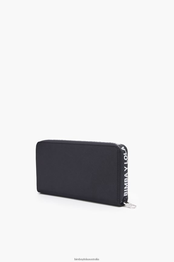 Accessories 4062VZ1077 Black Bimba Y Lola Nylon Book Wallet
