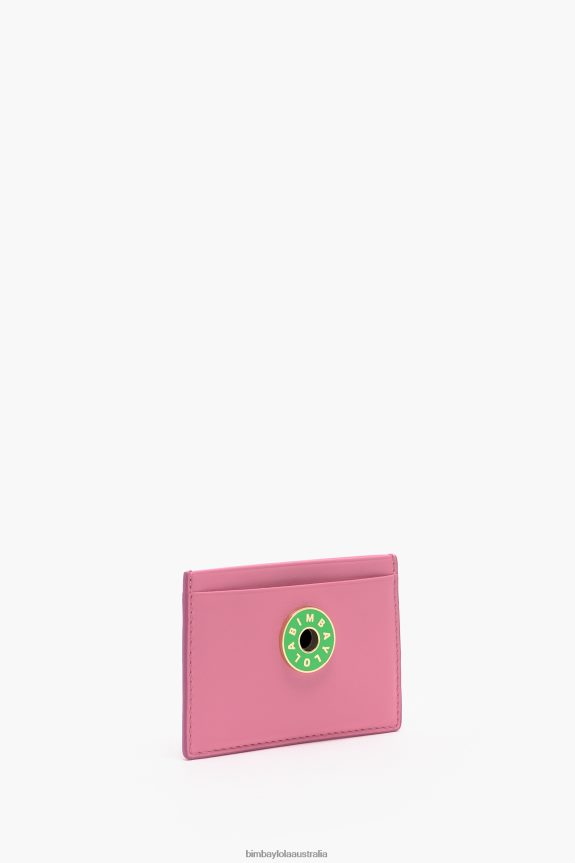 Accessories 4062VZ1127 Pink Bimba Y Lola Leather Cardholder