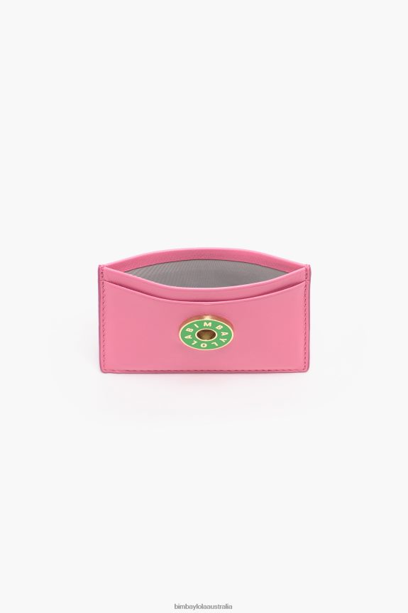 Accessories 4062VZ1127 Pink Bimba Y Lola Leather Cardholder