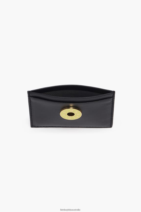 Accessories 4062VZ1128 Black Bimba Y Lola Leather Cardholder