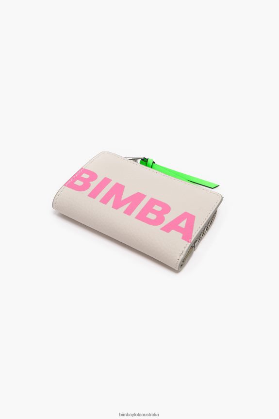 Accessories 4062VZ1000 White Bimba Y Lola Leather Rectangular Purse