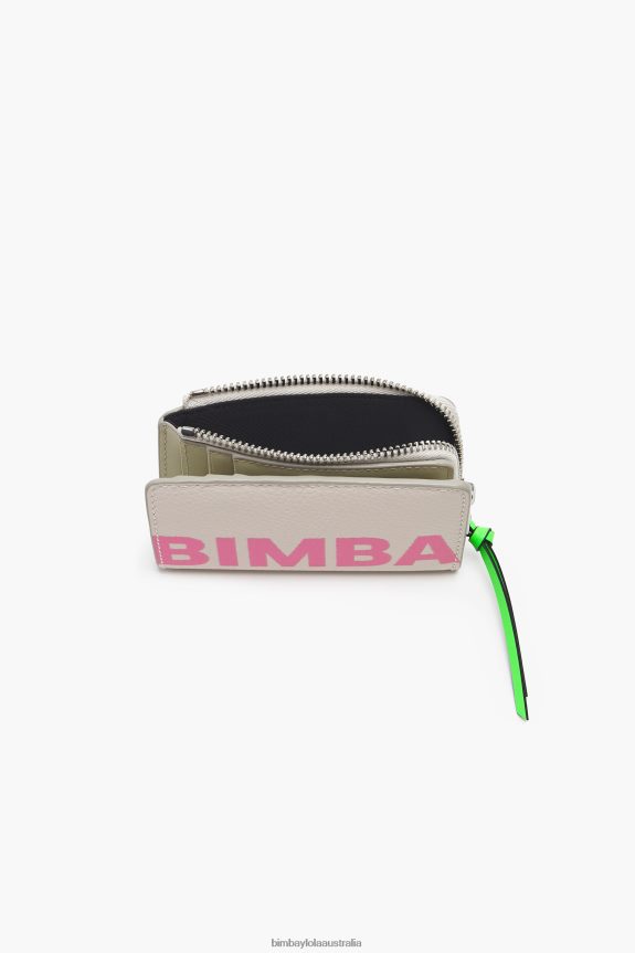 Accessories 4062VZ1000 White Bimba Y Lola Leather Rectangular Purse