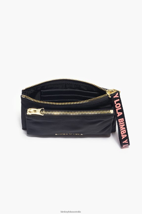Accessories 4062VZ1017 Black Bimba Y Lola Nylon Purse