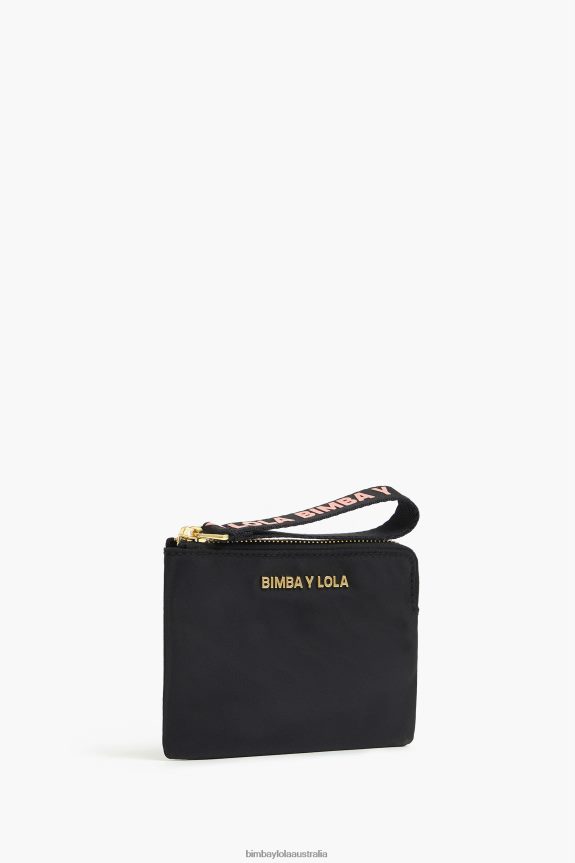 Accessories 4062VZ1019 Black Bimba Y Lola Nylon Coin Purse