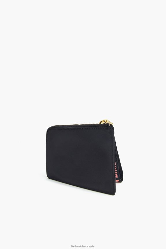 Accessories 4062VZ1019 Black Bimba Y Lola Nylon Coin Purse