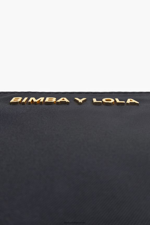 Accessories 4062VZ1020 Black Bimba Y Lola Nylon Curved Coin Purse