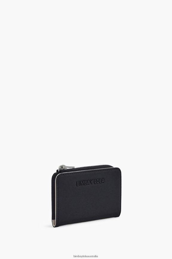 Accessories 4062VZ1021 Black Bimba Y Lola Nylon Rectangular Coin Purse