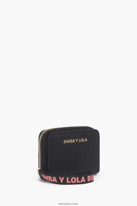 Accessories 4062VZ1022 Black Bimba Y Lola Nylon Rectangular Purse