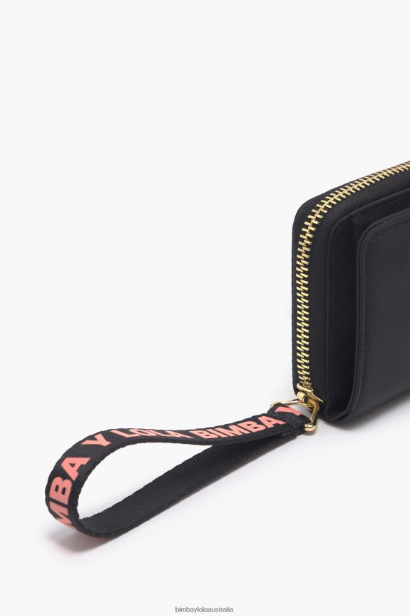 Accessories 4062VZ1022 Black Bimba Y Lola Nylon Rectangular Purse