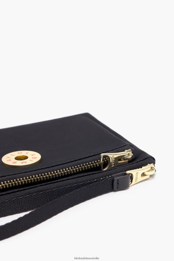 Accessories 4062VZ1028 Black Bimba Y Lola Nylon Double Purse