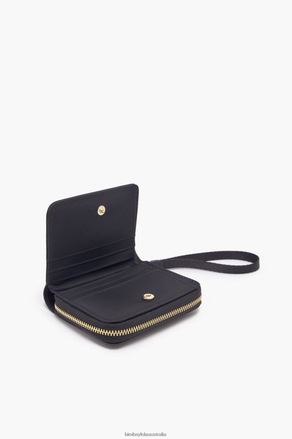 Accessories 4062VZ1029 Black Bimba Y Lola Nylon Flap Purse