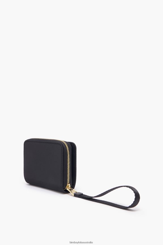Accessories 4062VZ1029 Black Bimba Y Lola Nylon Flap Purse