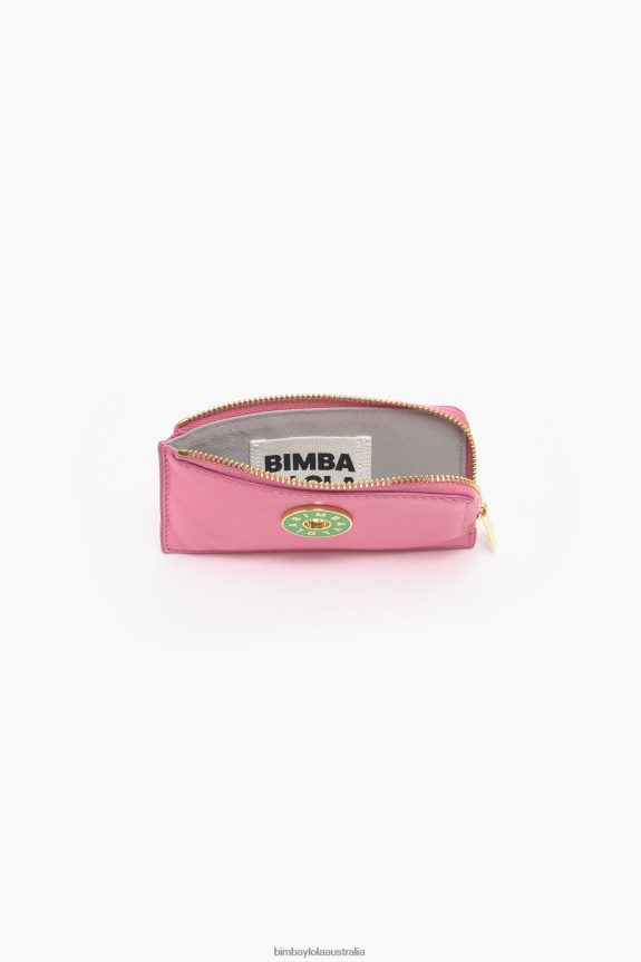 Accessories 4062VZ1034 Pink Bimba Y Lola Leather Rectangular Coin Purse