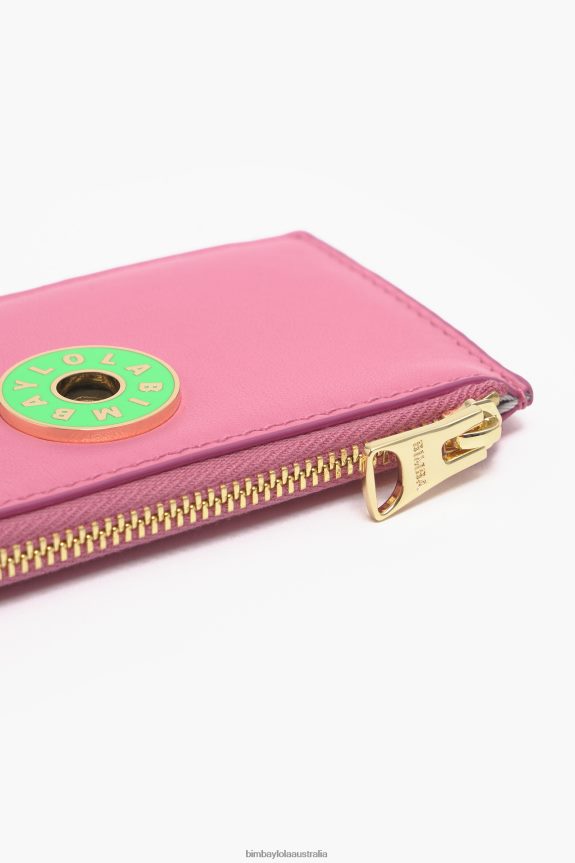 Accessories 4062VZ1034 Pink Bimba Y Lola Leather Rectangular Coin Purse