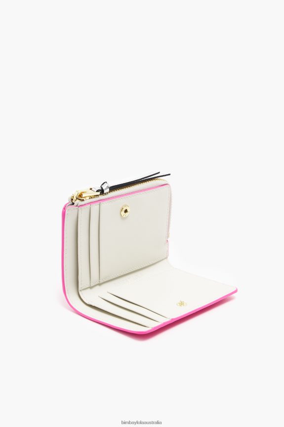 Accessories 4062VZ1036 Neon Pink Bimba Y Lola Leather Purse