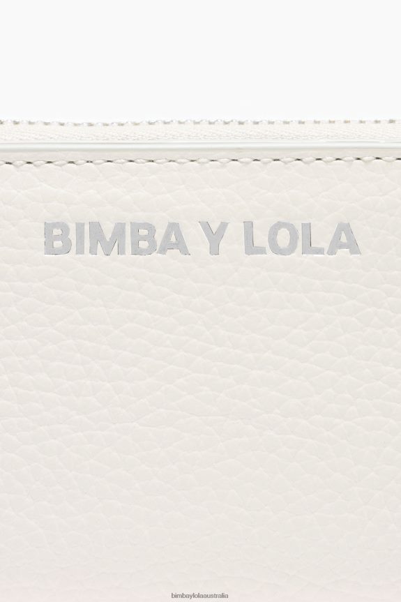 Accessories 4062VZ1046 White Bimba Y Lola Leather Purse