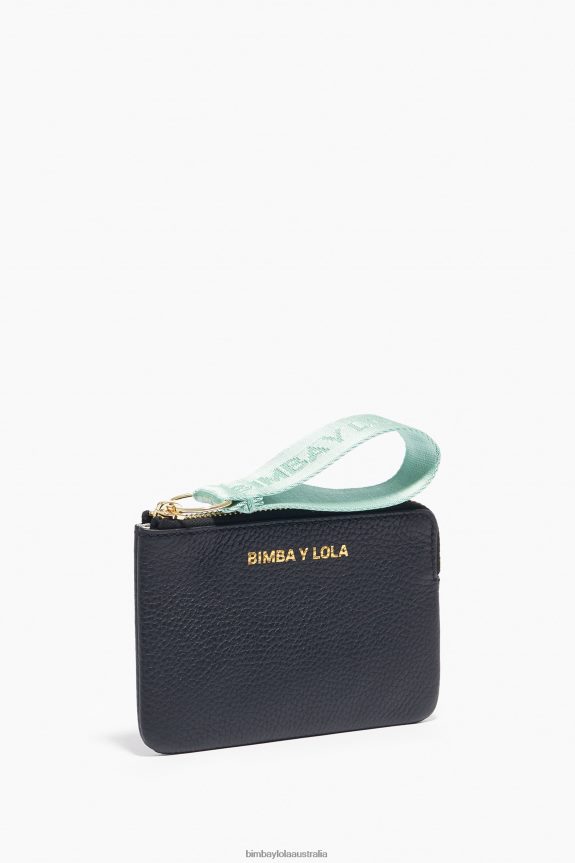 Accessories 4062VZ1047 Black Bimba Y Lola Leather Rectangular Coin Purse