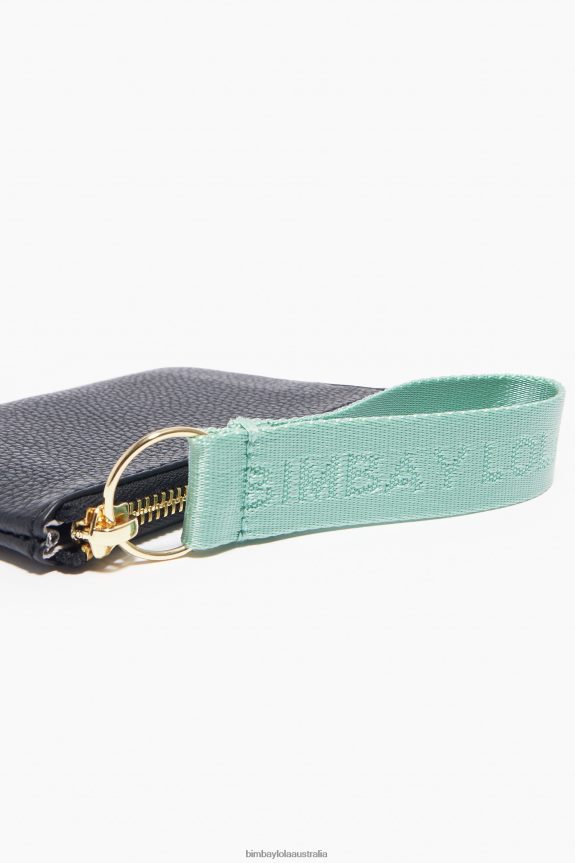 Accessories 4062VZ1047 Black Bimba Y Lola Leather Rectangular Coin Purse