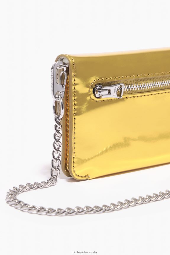 Accessories 4062VZ1051 Yellow Bimba Y Lola Patent Purse