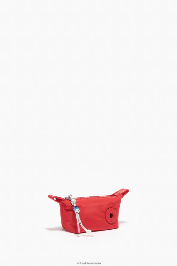 Accessories 4062VZ1053 Red Bimba Y Lola Trapezium Coin Purse