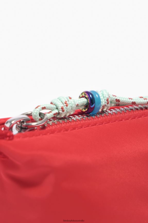 Accessories 4062VZ1053 Red Bimba Y Lola Trapezium Coin Purse