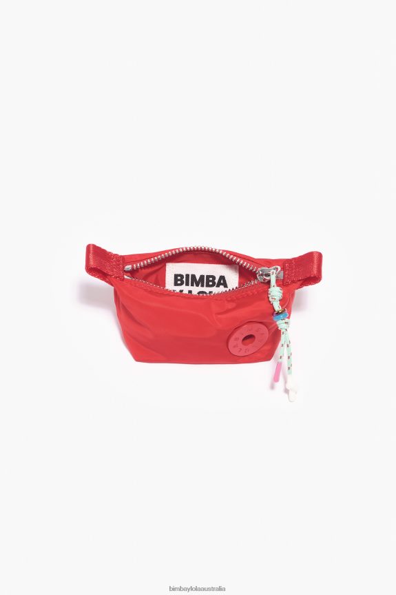 Accessories 4062VZ1053 Red Bimba Y Lola Trapezium Coin Purse