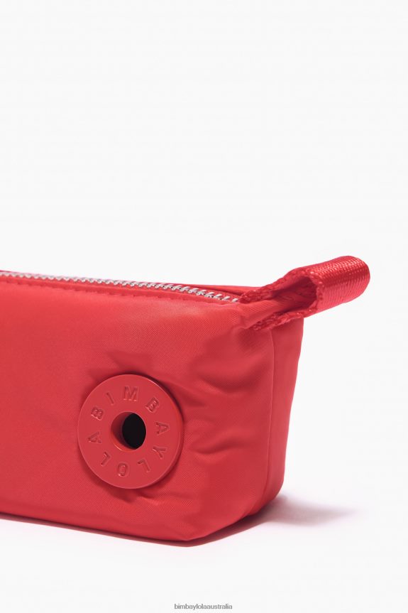 Accessories 4062VZ1053 Red Bimba Y Lola Trapezium Coin Purse