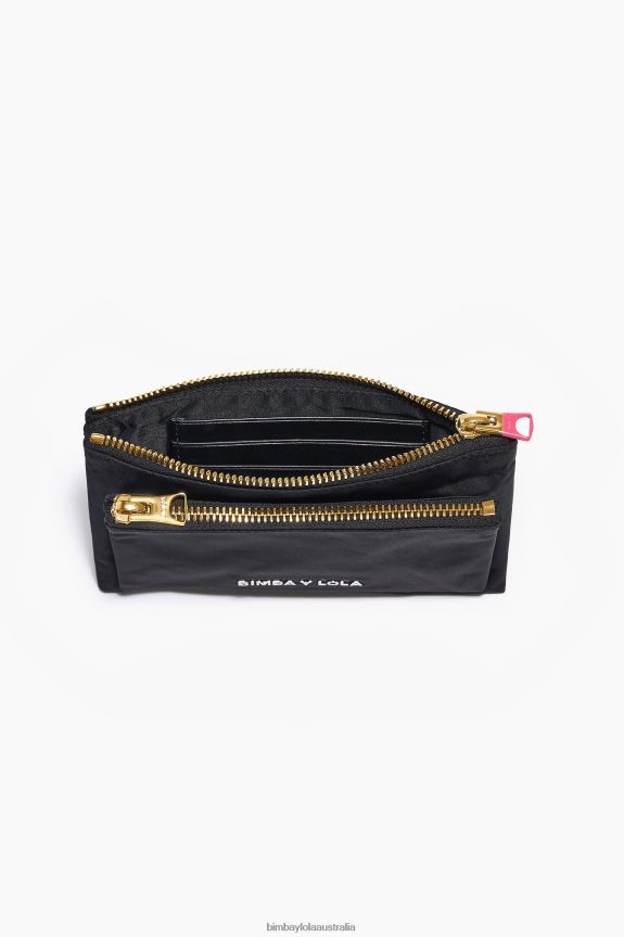 Accessories 4062VZ1055 Black Bimba Y Lola Nylon Double Purse