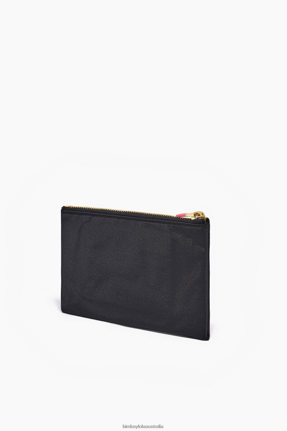 Accessories 4062VZ1055 Black Bimba Y Lola Nylon Double Purse