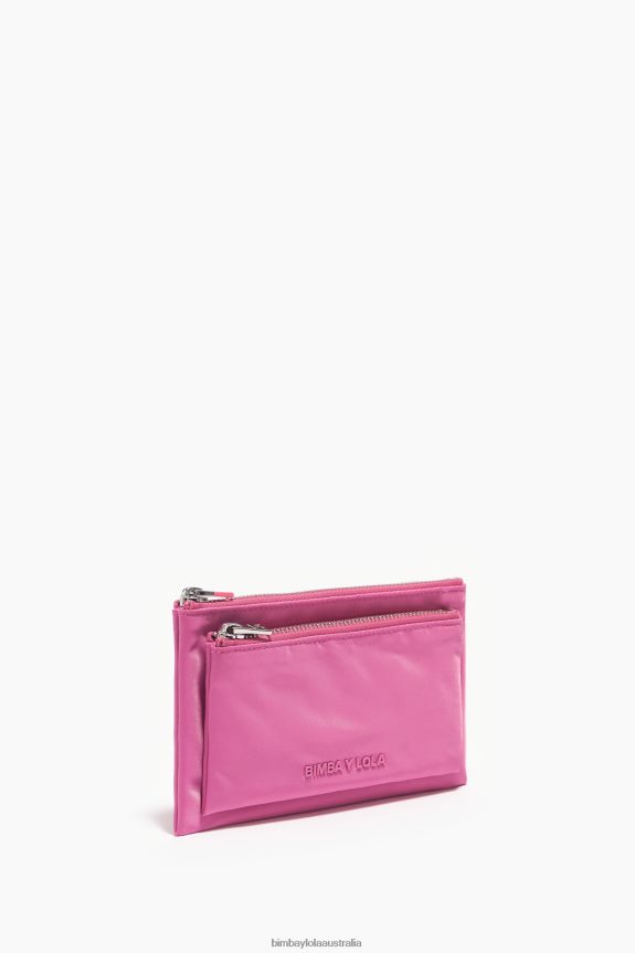 Accessories 4062VZ1056 Pink Bimba Y Lola Nylon Double Purse
