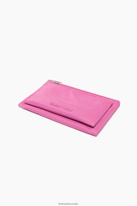 Accessories 4062VZ1056 Pink Bimba Y Lola Nylon Double Purse