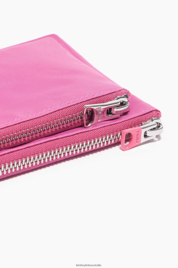 Accessories 4062VZ1056 Pink Bimba Y Lola Nylon Double Purse