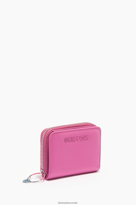 Accessories 4062VZ1059 Pink Bimba Y Lola Nylon Flap Purse