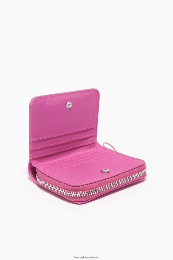 Accessories 4062VZ1059 Pink Bimba Y Lola Nylon Flap Purse