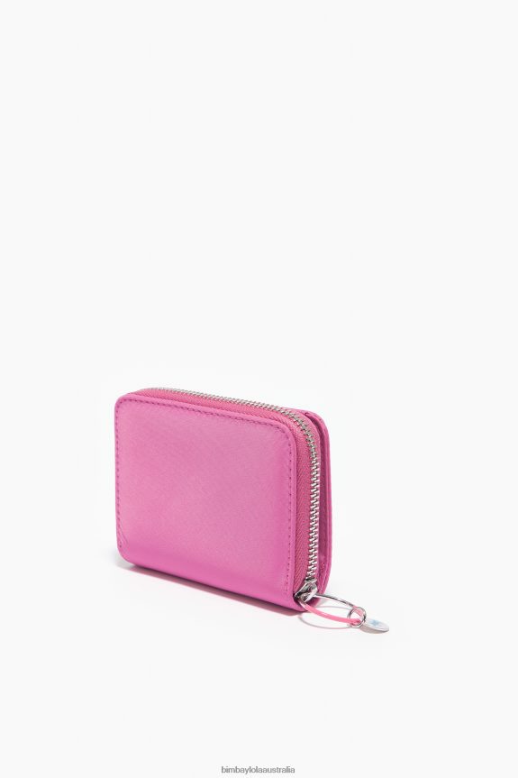 Accessories 4062VZ1059 Pink Bimba Y Lola Nylon Flap Purse