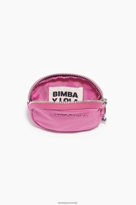 Accessories 4062VZ1062 Pink Bimba Y Lola Nylon Oval Coin Purse