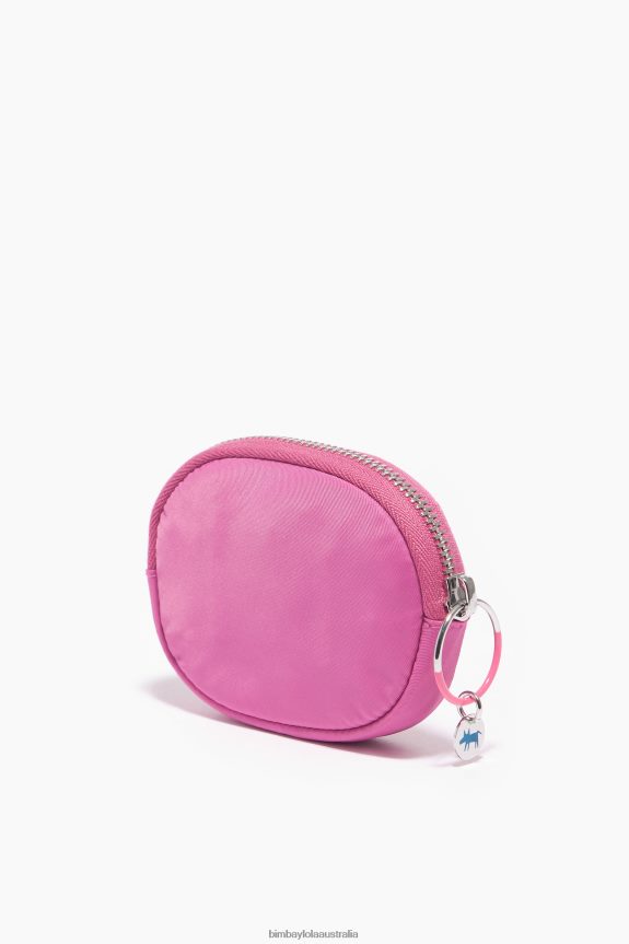 Accessories 4062VZ1062 Pink Bimba Y Lola Nylon Oval Coin Purse