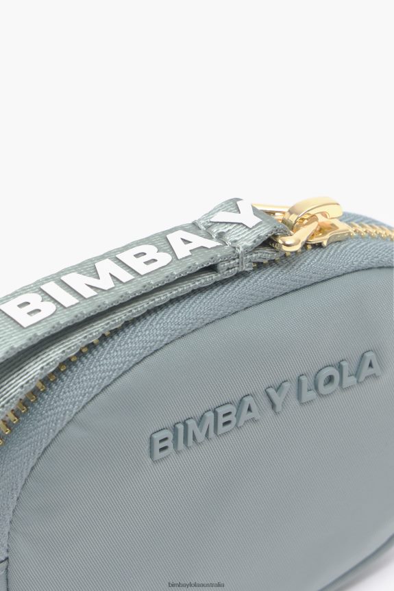Accessories 4062VZ976 Aquamarine Bimba Y Lola Nylon Oval Coin Purse