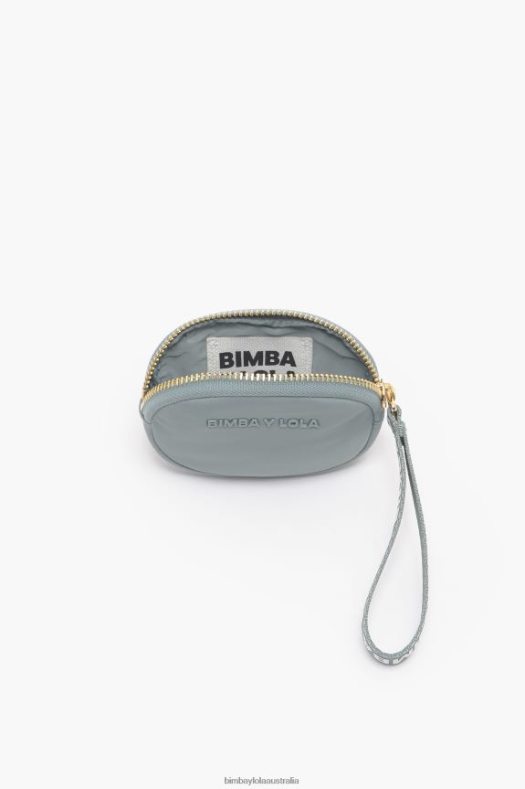 Accessories 4062VZ976 Aquamarine Bimba Y Lola Nylon Oval Coin Purse
