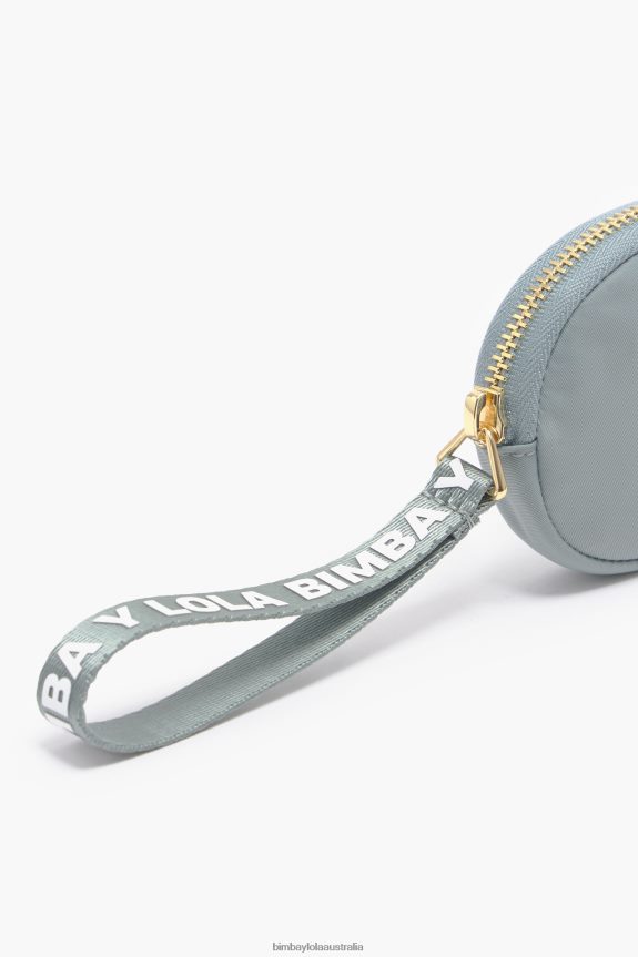 Accessories 4062VZ976 Aquamarine Bimba Y Lola Nylon Oval Coin Purse