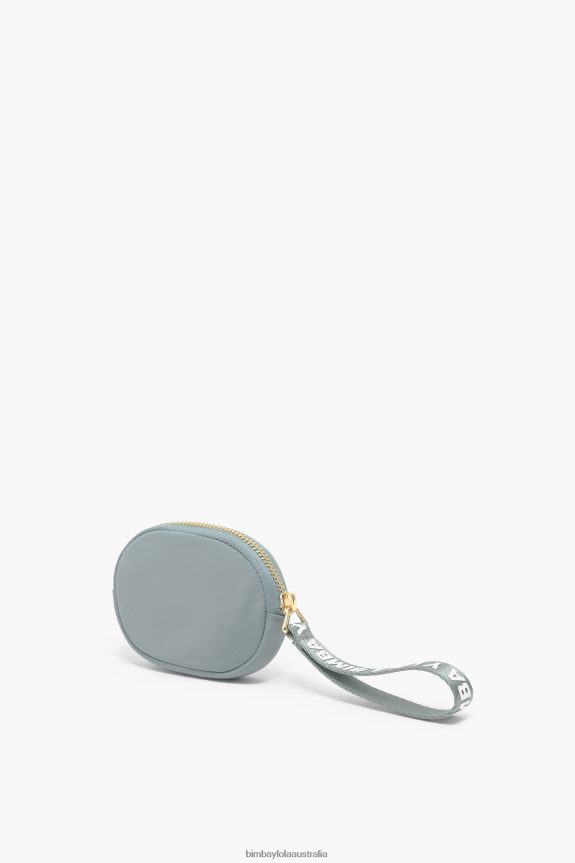 Accessories 4062VZ976 Aquamarine Bimba Y Lola Nylon Oval Coin Purse