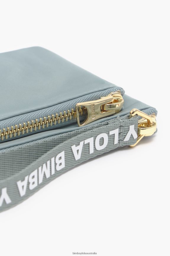 Accessories 4062VZ978 Aquamarine Bimba Y Lola Nylon Double Purse