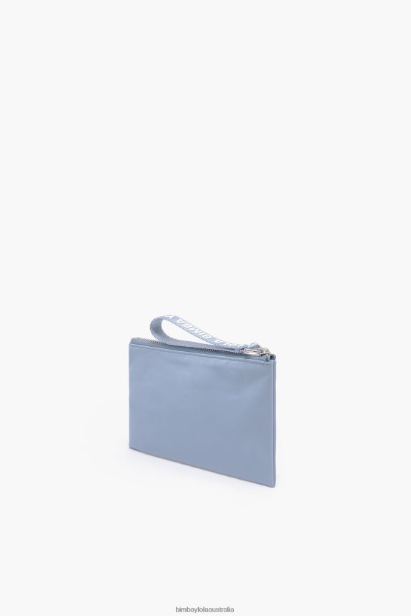 Accessories 4062VZ979 Blue Bimba Y Lola Nylon Double Purse