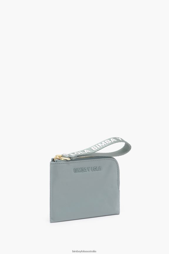 Accessories 4062VZ980 Aquamarine Bimba Y Lola Nylon Curved Coin Purse