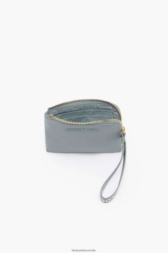 Accessories 4062VZ980 Aquamarine Bimba Y Lola Nylon Curved Coin Purse