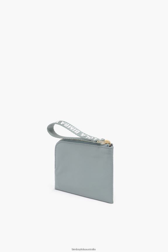 Accessories 4062VZ980 Aquamarine Bimba Y Lola Nylon Curved Coin Purse