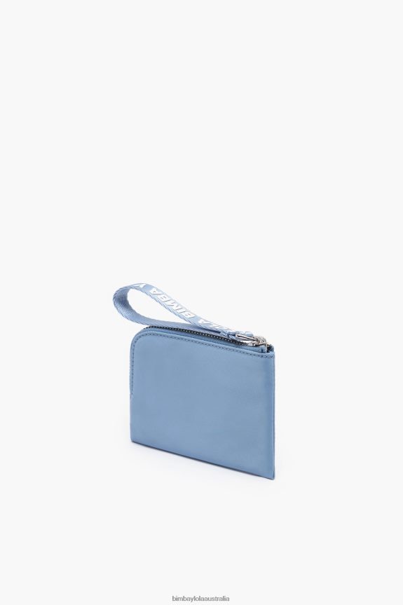 Accessories 4062VZ981 Blue Bimba Y Lola Pastel Nylon Curved Coin Purse
