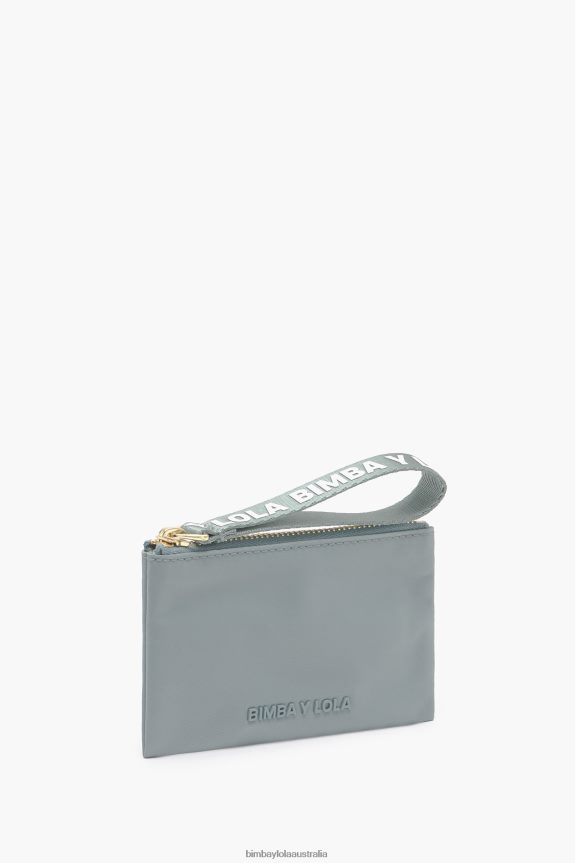 Accessories 4062VZ983 Aquamarine Bimba Y Lola Nylon Rectangular Coin Purse