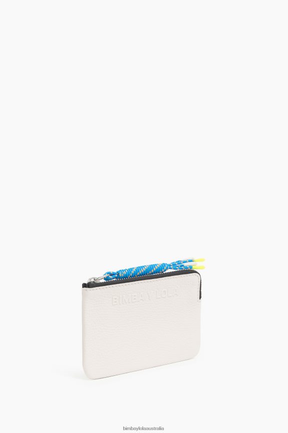 Accessories 4062VZ994 White Bimba Y Lola Leather Coin Purse