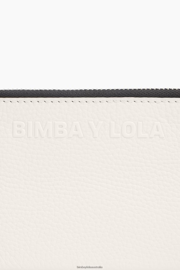 Accessories 4062VZ994 White Bimba Y Lola Leather Coin Purse
